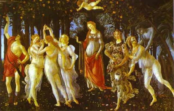 Sandro Botticelli Primavera oil painting image